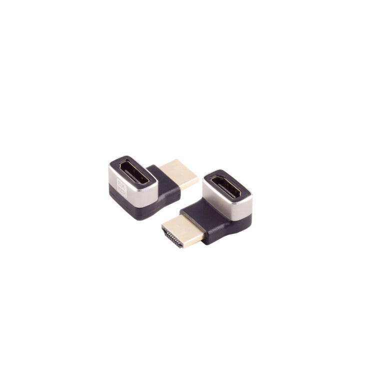 שני מתאמי HDMI זוויתיים