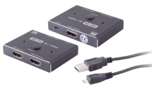מתג HDMI 2x1 מקצועי 8K@60Hz